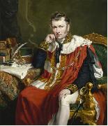 George Hayter Portrait of Charles Stuart oil on canvas